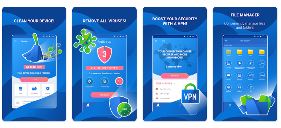 Virus Cleaner – Antivirus Free & Phone Cleaner: 
